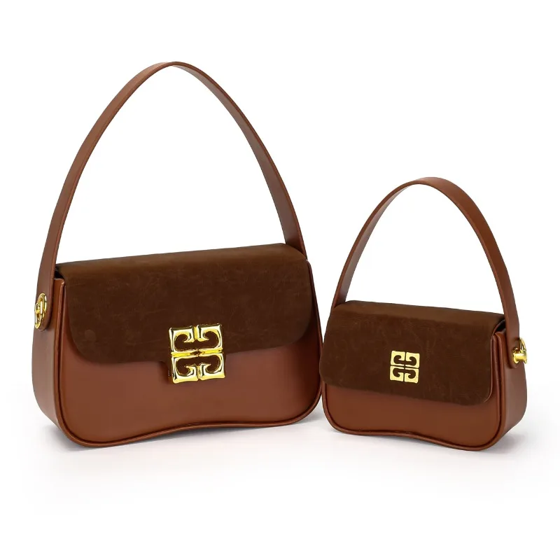

Stylish Elegant Fashionable Diaper Bag: Women's Crossbody Bag, Chic Commuter Handbag With Original Retro Textured Finish