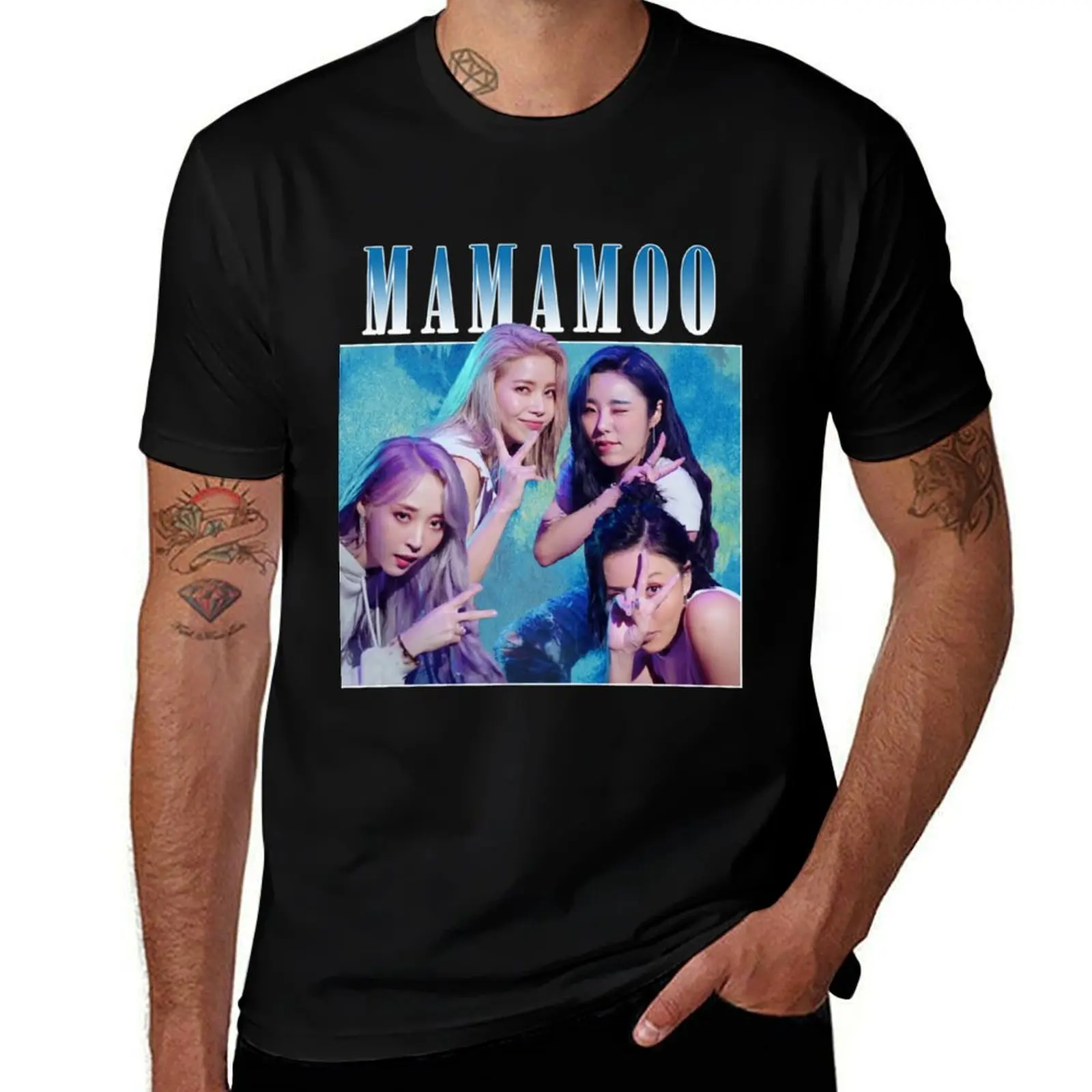 

MAMAMOO Vintage T-Shirt T-Shirt Work Utility Short Sleeve Shirt