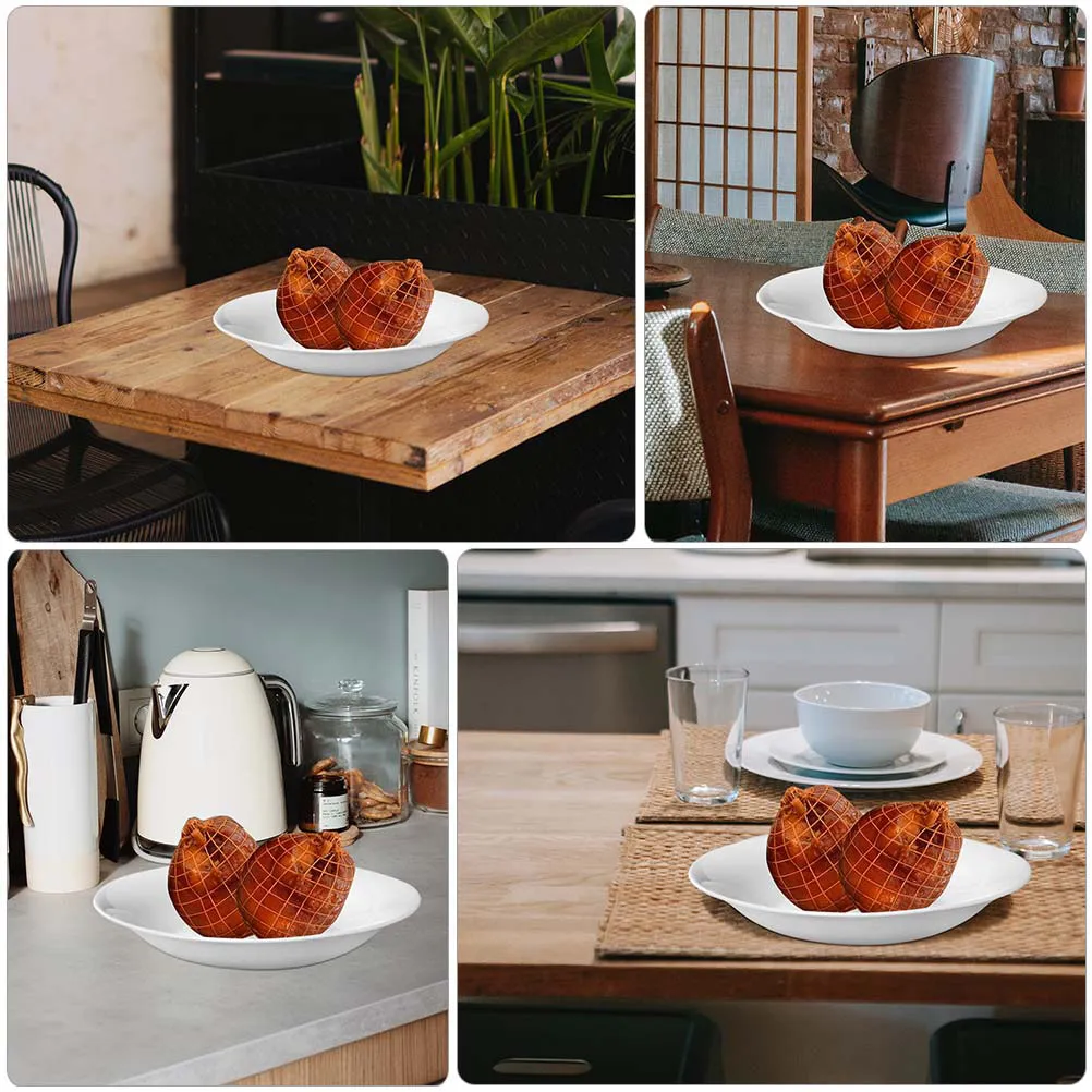 3Pcs Food Safe Cotton Thread Meat Net for Wrapping Sausage Ham Trussing Pork Feet Home Kitchen Use Sausage Packaging Tools