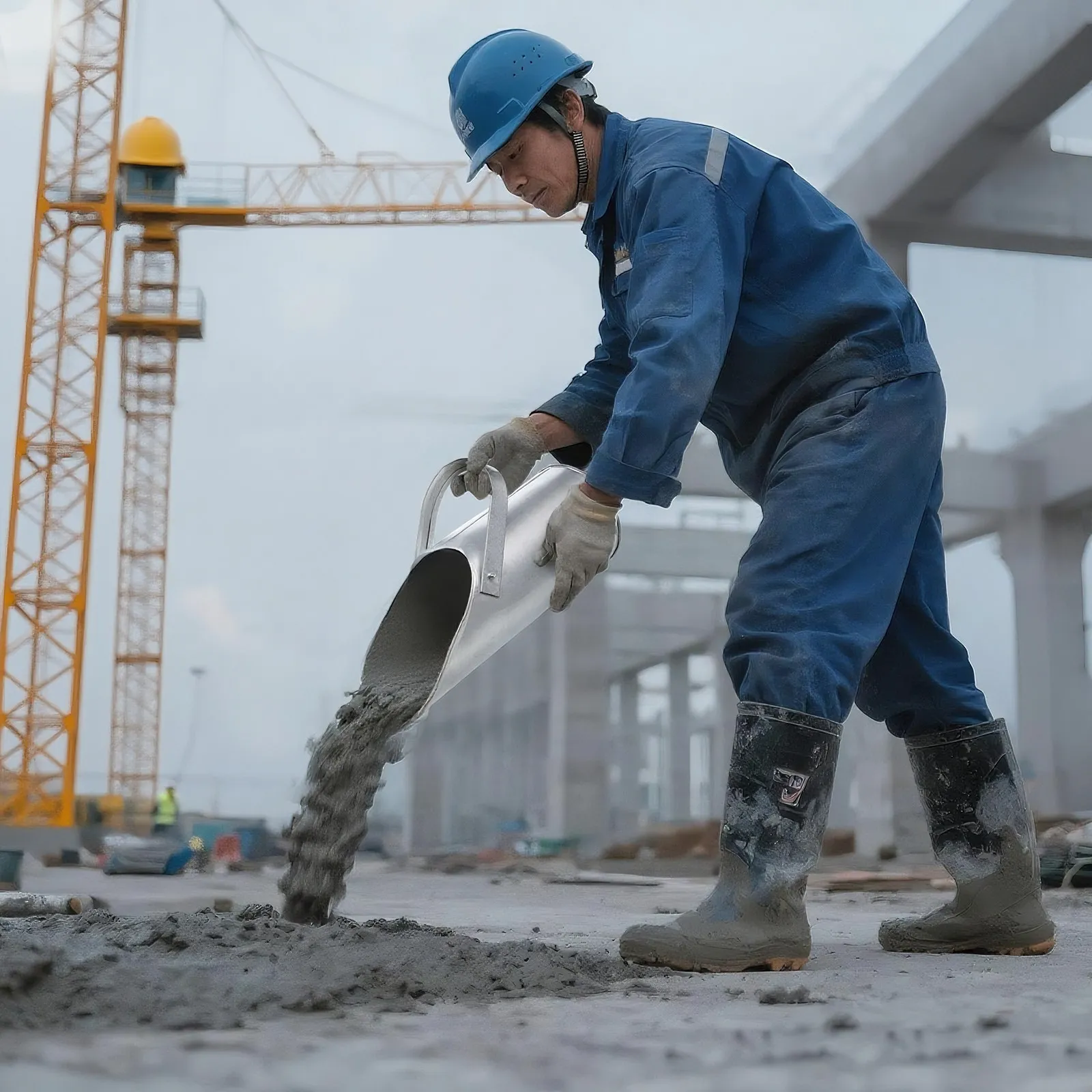 コンクリート充填ツール-ヘビーデューティーメタルサンドフィラー-建設現場用ポータブル輸送装置-高強度鉄製