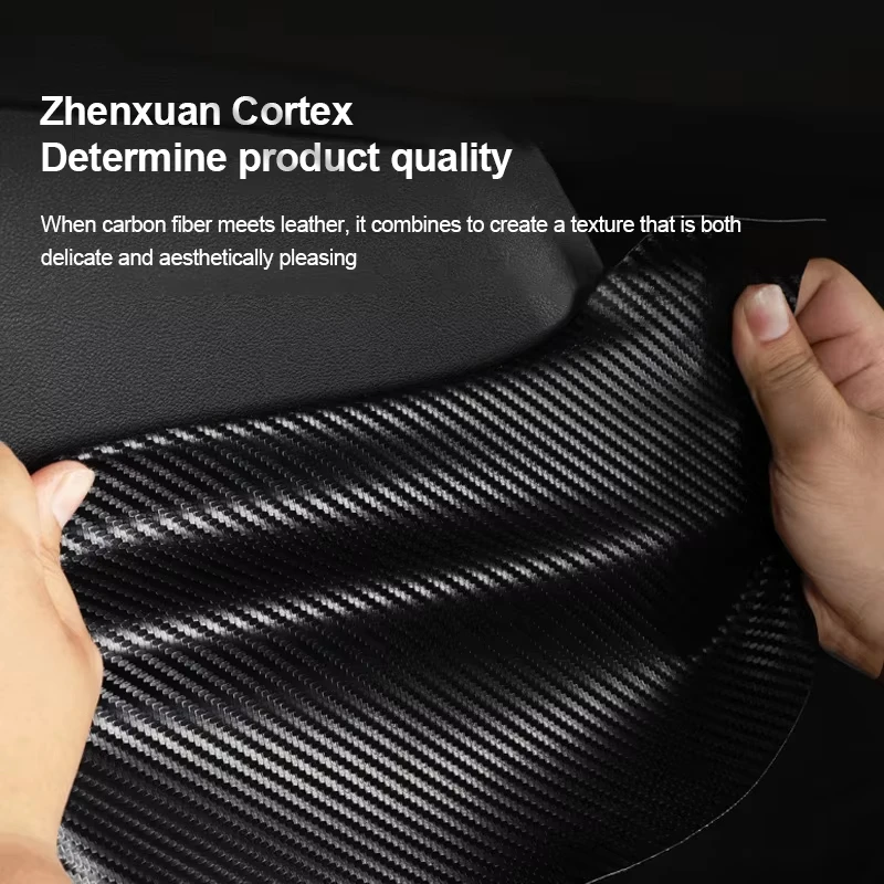 For Ford Mustang 2015 2016 2017 2018 2019 2022 2023 Door Anti Kick Cover Pad sticker Protection Mat Carbon Fiber Car Accessories