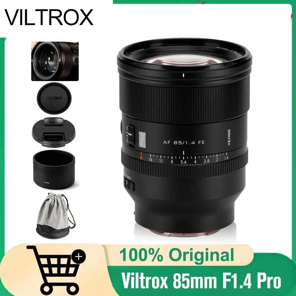 

VILTROX 85mm F1.4 Pro FE-Mount Auto Focus Full Frame Camera Lens for Sony E Mount
