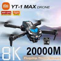 Xiaomi YT11 Drone 8K HD Three Camera Brushless Motor 5G WIFI FPV Optical Flow Positioning Obstacle Avoidance RC Drone 20000M