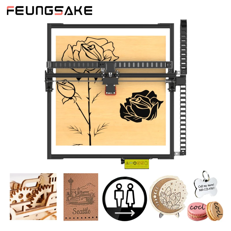 

Laser Engraver 50W Air Assist Metal Laser Engraving Cutting Machine Wood Cutters Cnc Engraving Machine For Metal