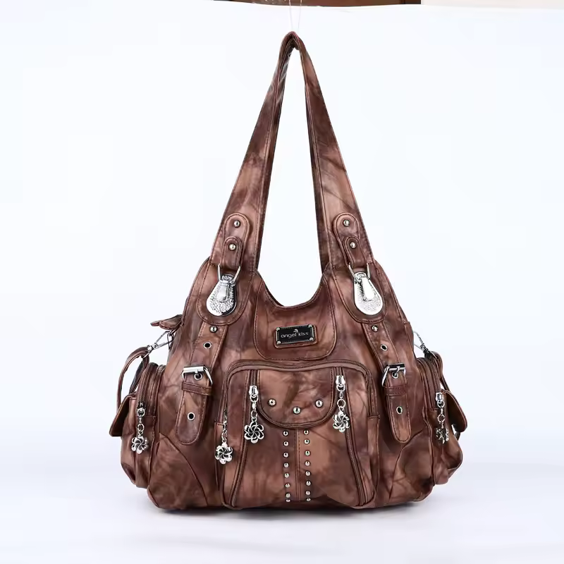Angel kiss Bag Women Fashion Handbags Women Shoulder Bags PU Leather Handbag Female Satchel Shoulder Purse Bag bolsa feminina - Image 8