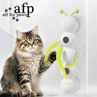 AFP Electric Cat Toy With Automatic Interactive Tail For Cat Playing Electric Motion Activated With Suction Cup Design Cat Toy