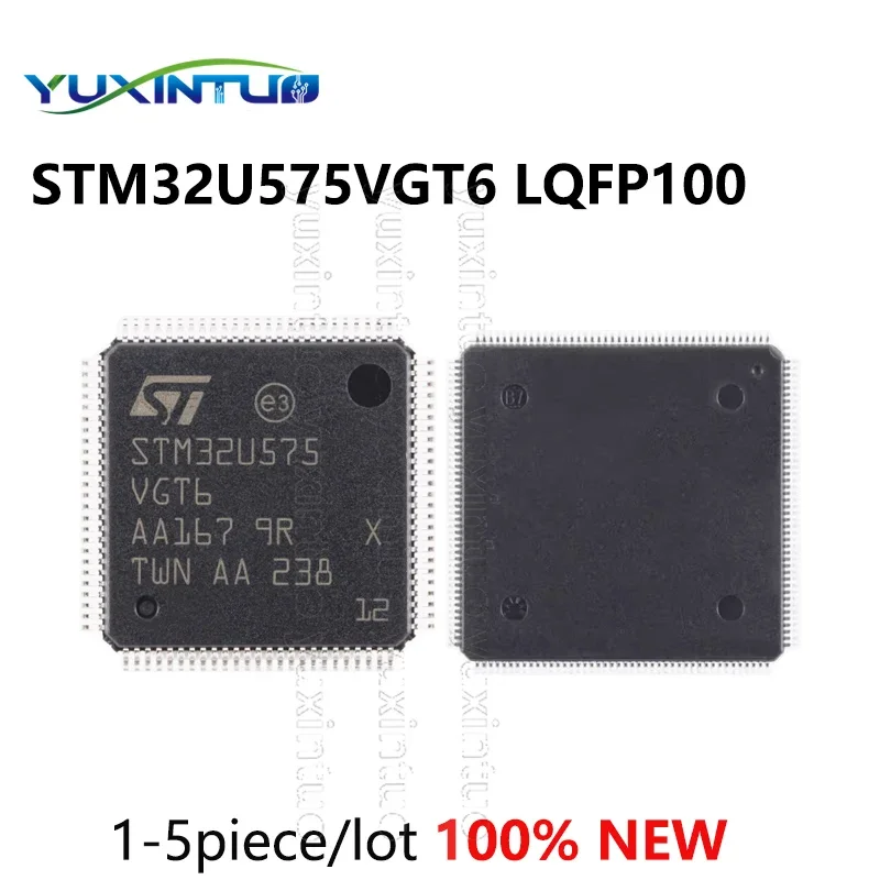 

1-5piece/lot 100%New STM32U575VGT6 STM32U575 LQFP100 chip