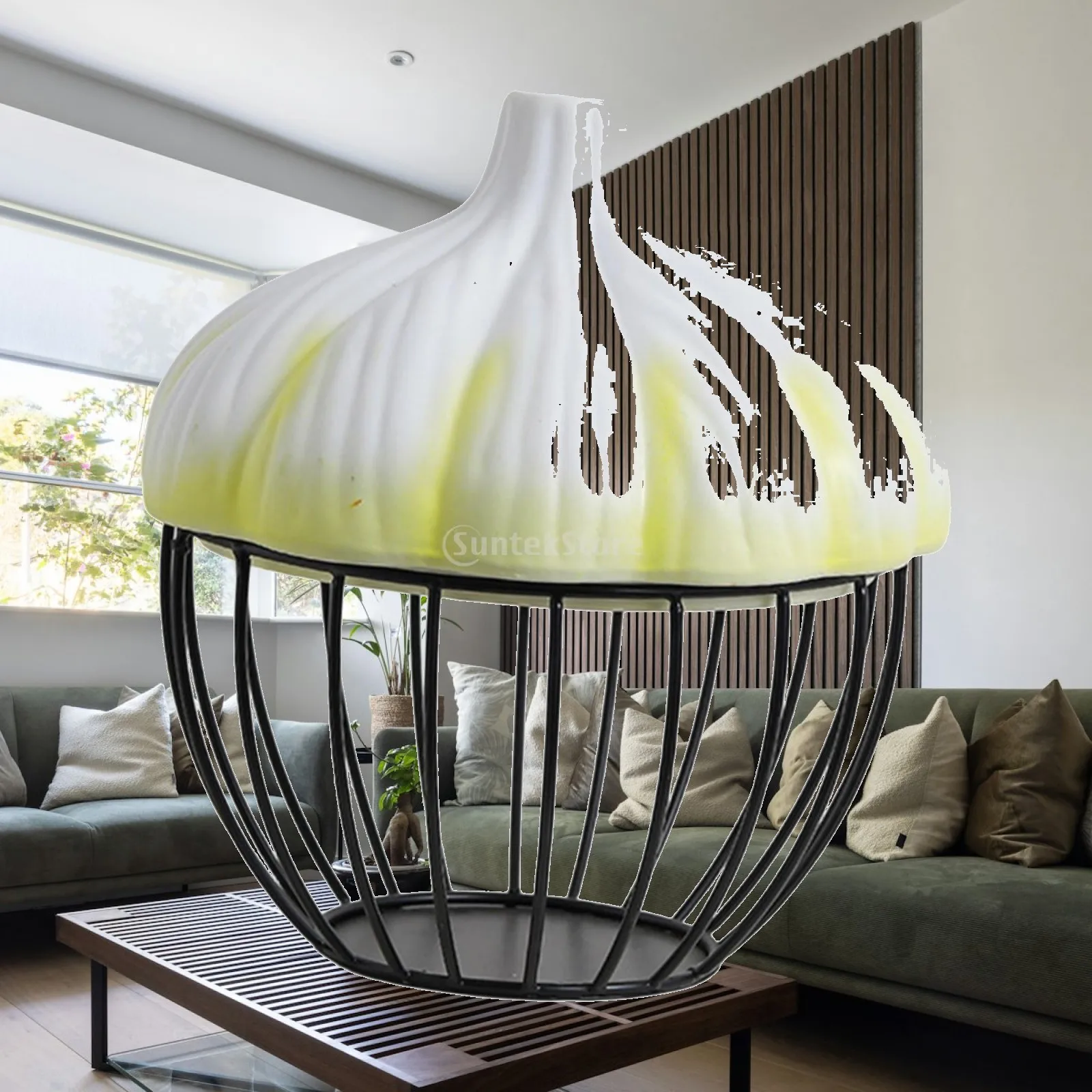 Cesta para Almacenar Ajo, Cesta Multiusos para Frutas, Organizador Práctico para Aperitivos, Material de Hierro para Cocina y Hotel