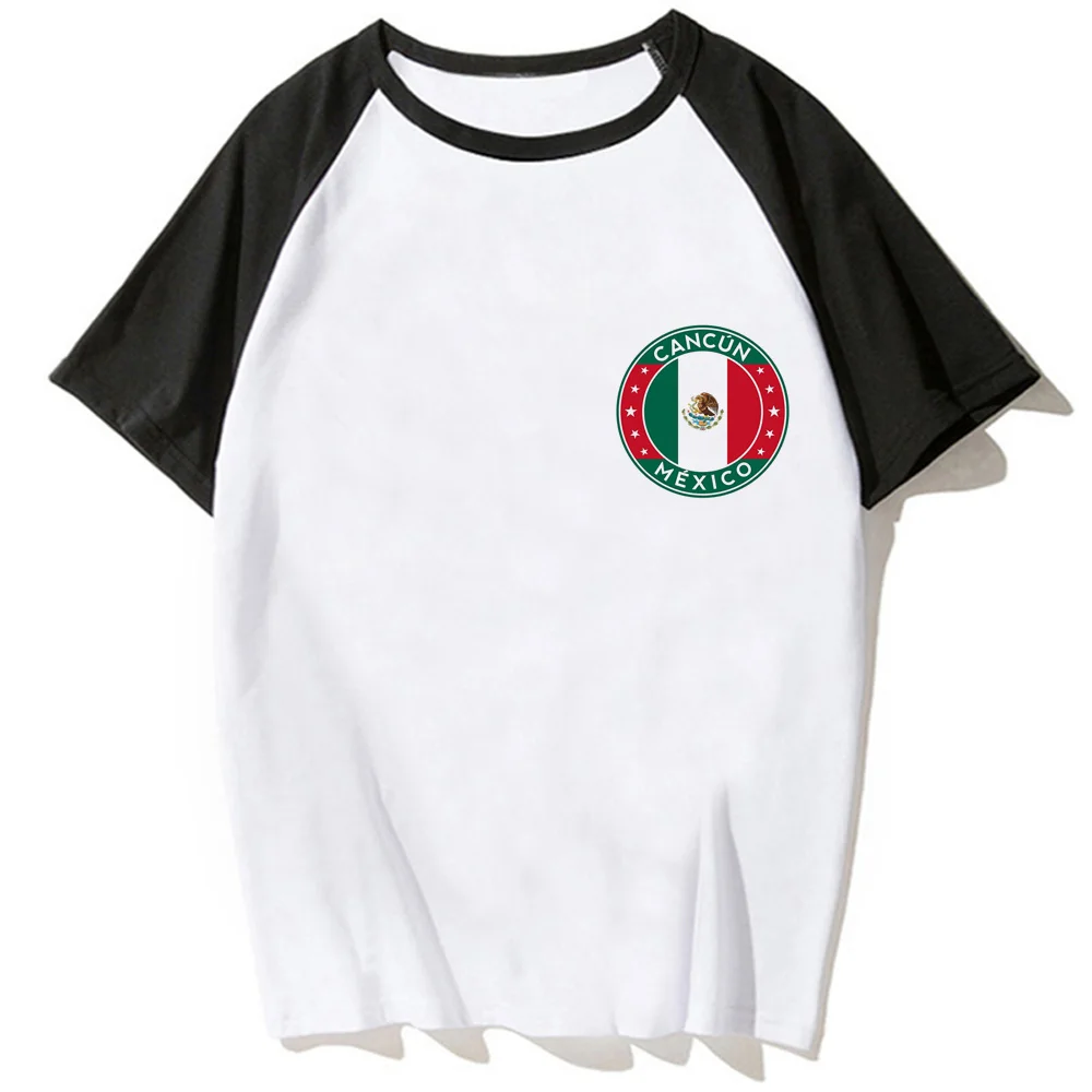 Mexico tshirt women anime manga streetwear Tee girl harajuku clothing