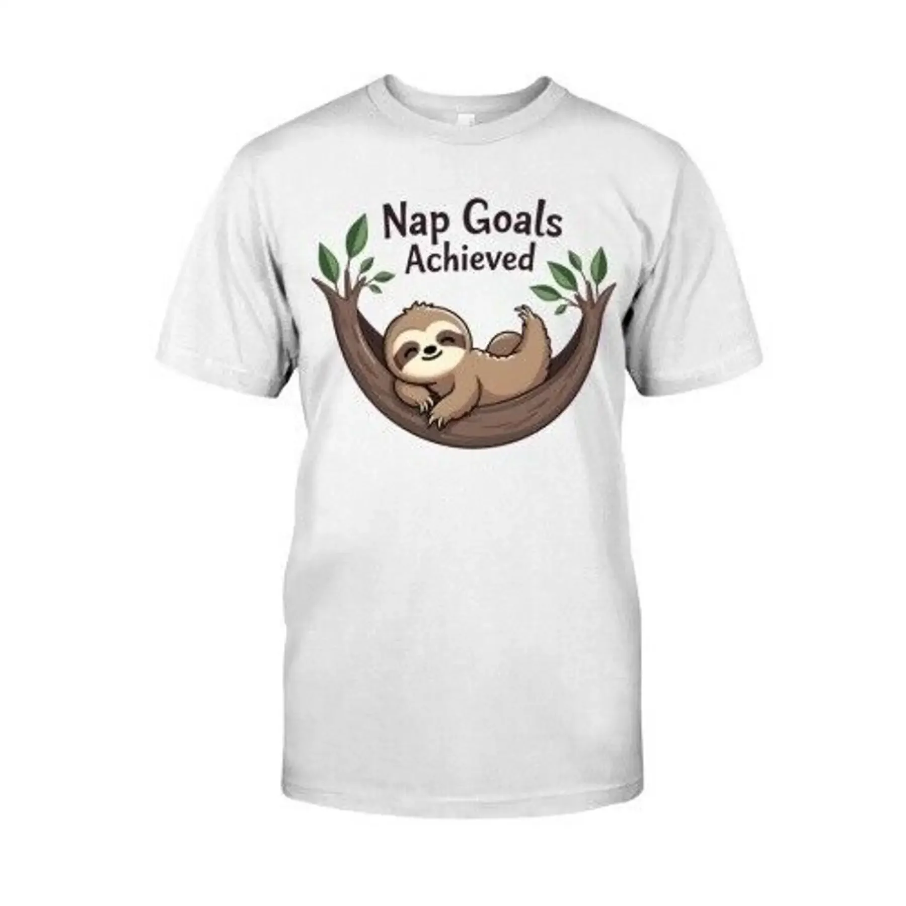 

Сонный ленивец на гамаке Nap Goals Achieved Мужская футболка премиум-класса