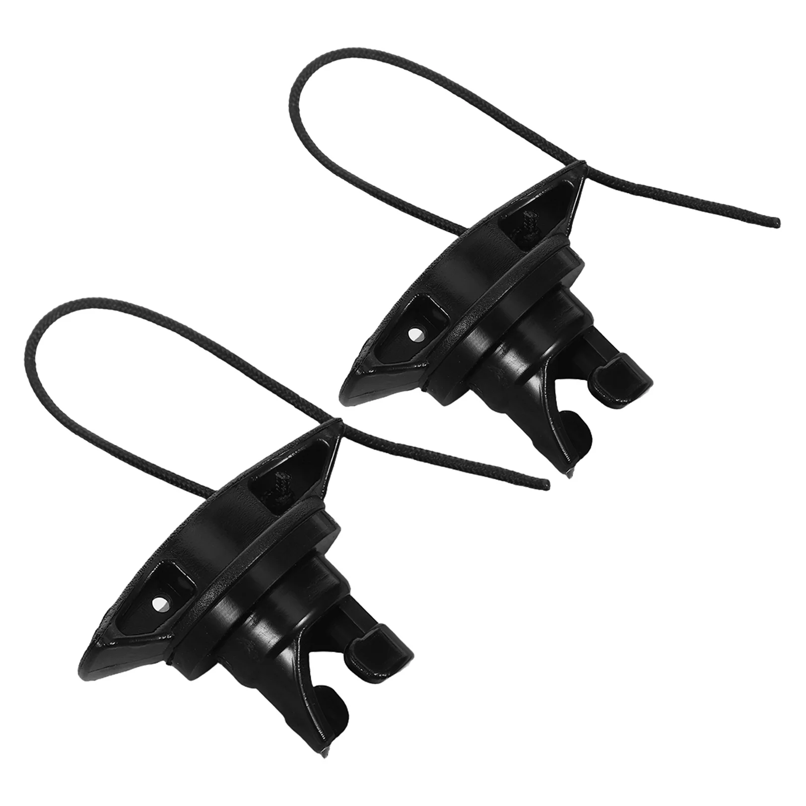 

2pcs Inflatable Kayak Air Valve Replacement Black Pvc Fast Flow Boat Cap Plug For Paddle Board Canoe Dinghy Raft Inflating Valve
