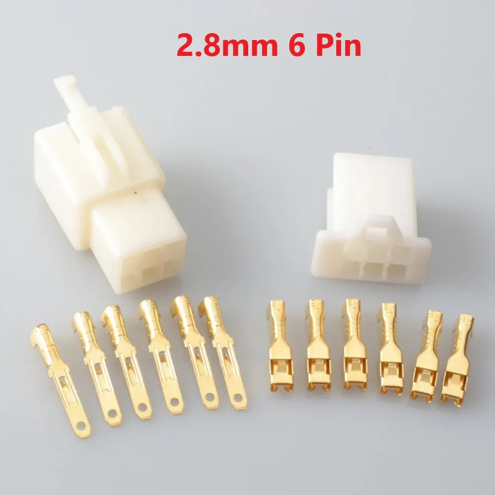 White High Frequency High Quality Socket Connector Terminal Socket Pin Connector 6 Pin 2 Pin 3 Pin 4 Pin Shell ABS