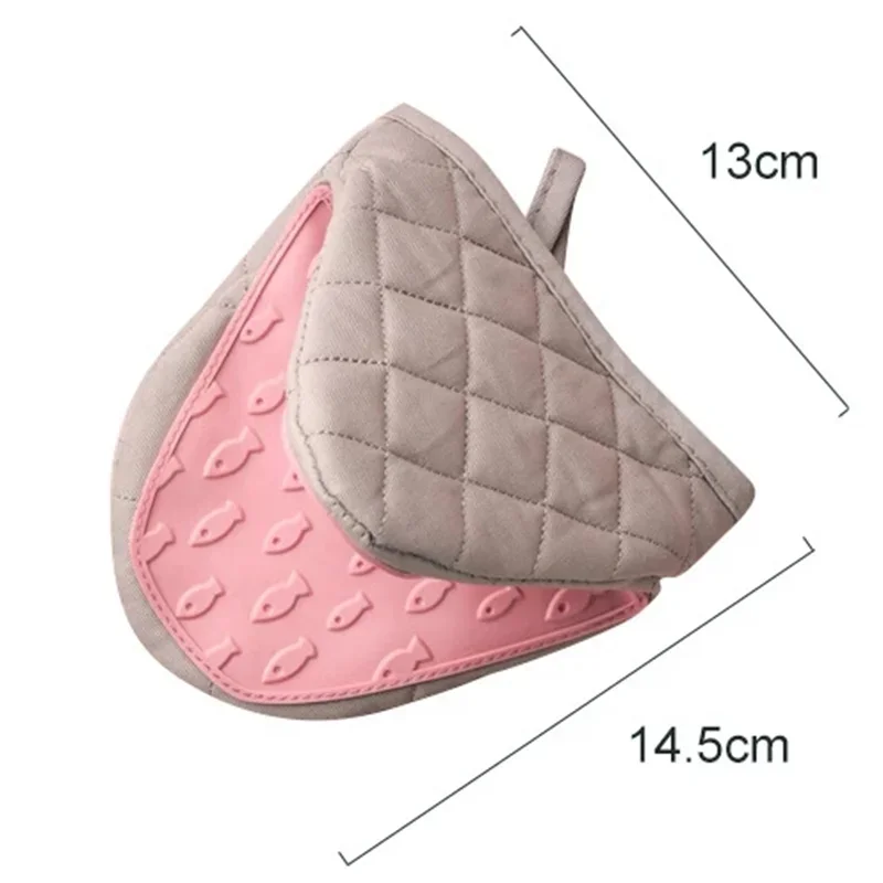 1PC Silicone Anti-scalding Oven Gloves Mitts Potholder Kitchen Silicone Gloves Tray Dish Bowl Holder Oven Handschoen Hand Clip