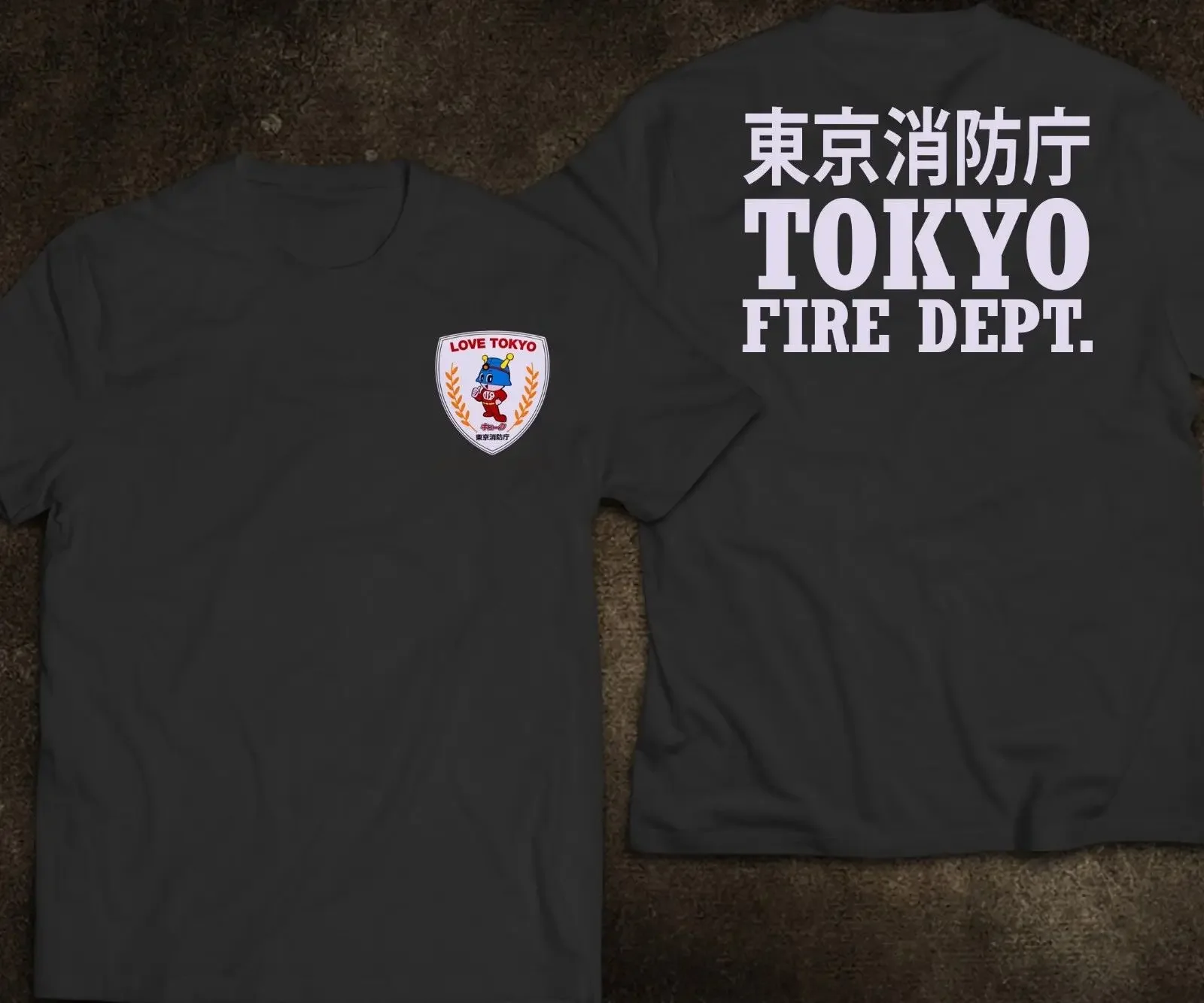 Japan Tokyo Firefighter Fire Department Rare T-Shirt 100% Cotton O-Neck Summer Short Sleeve Casual Mens T-shirt Size S-3XL