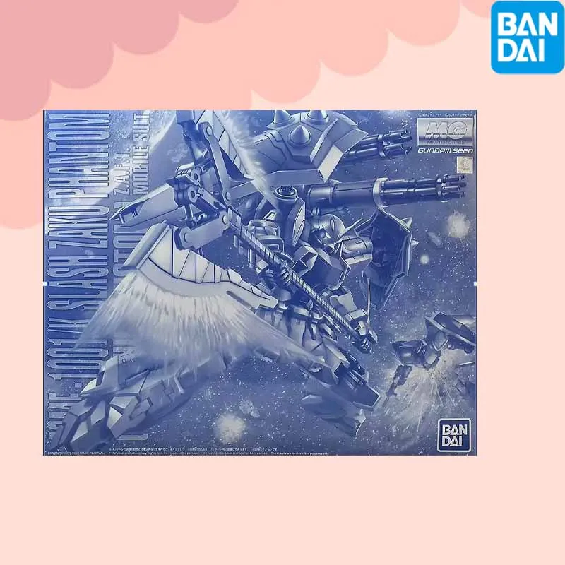 بانداي الأصلي جاندام MG 1/100 مائل زاكو فانتوم ZGMF-1001/K أنيمي عمل الشكل التجمع نموذج اللعب #2