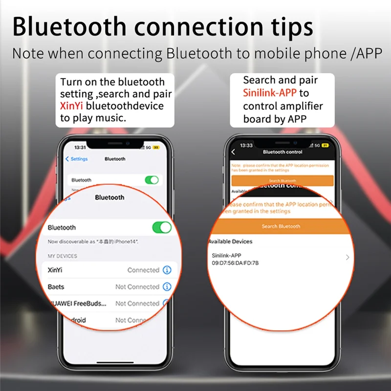 Modul Papan Amplifier Audio Digital Bluetooth Saluran Tunggal 30W XY-301W Bertenaga Y43A-DC 9-24V dengan Dukungan TWS