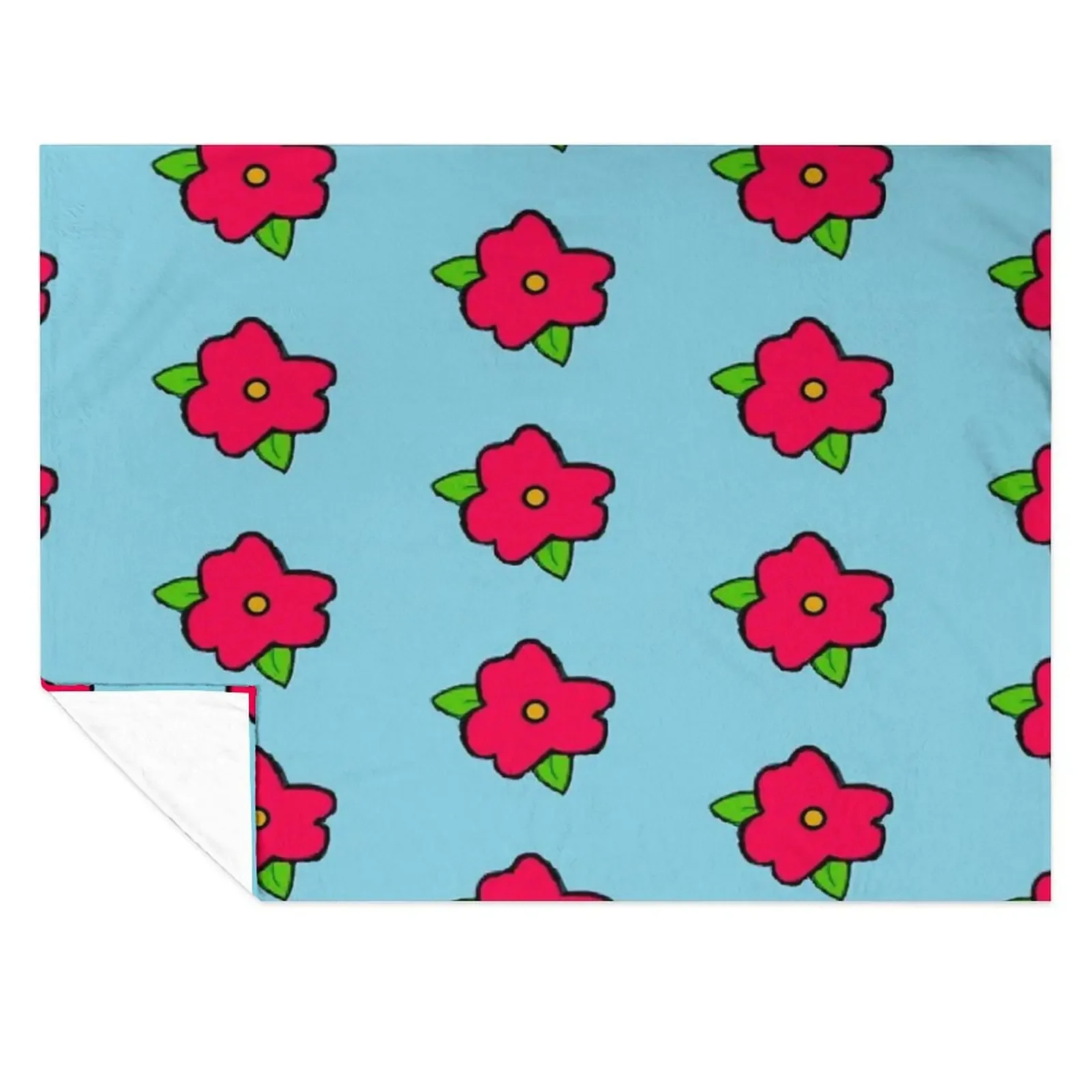

King Size Homer Muumuu Flower Throw Blanket Custom anime Softest Retros Blankets