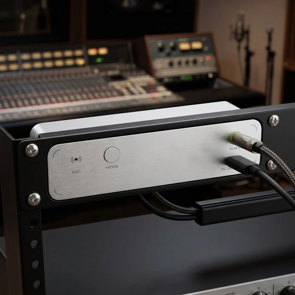 Rack-mountable LED Level Meter Transient Signal Tracking 32-bit Dual Channel Precise Dynamic Range Meter Audio Monitor