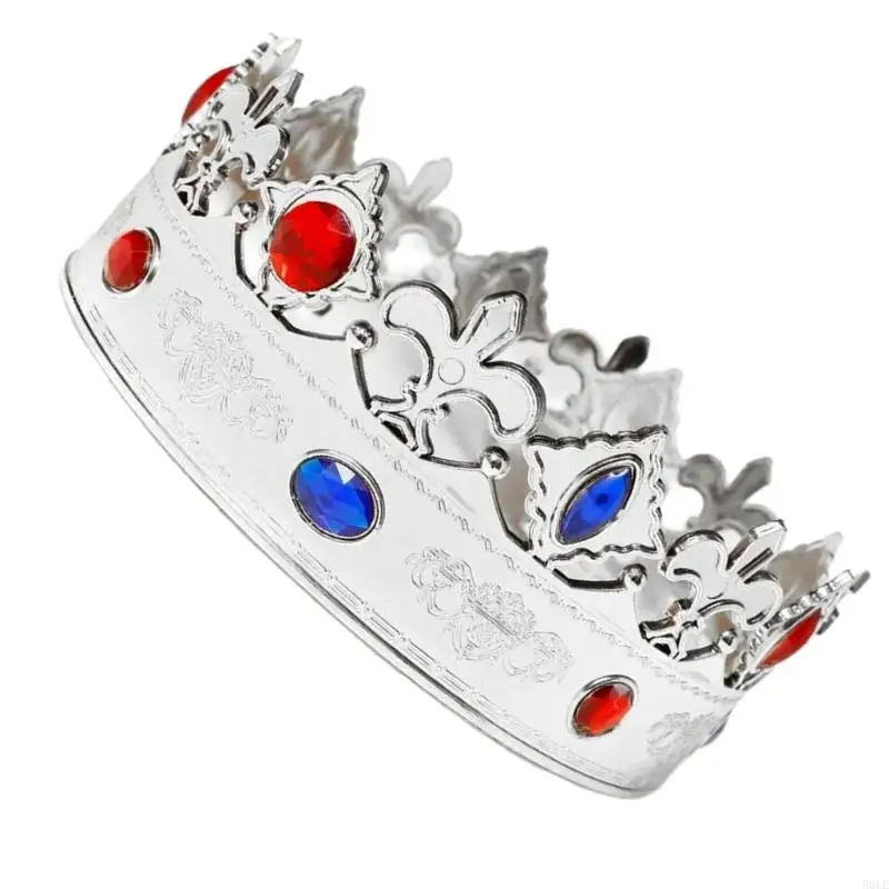 50Le Royal King Crowns Party hoed volwassen kind koning Koningin Crowns hoed feest hoofddeksels