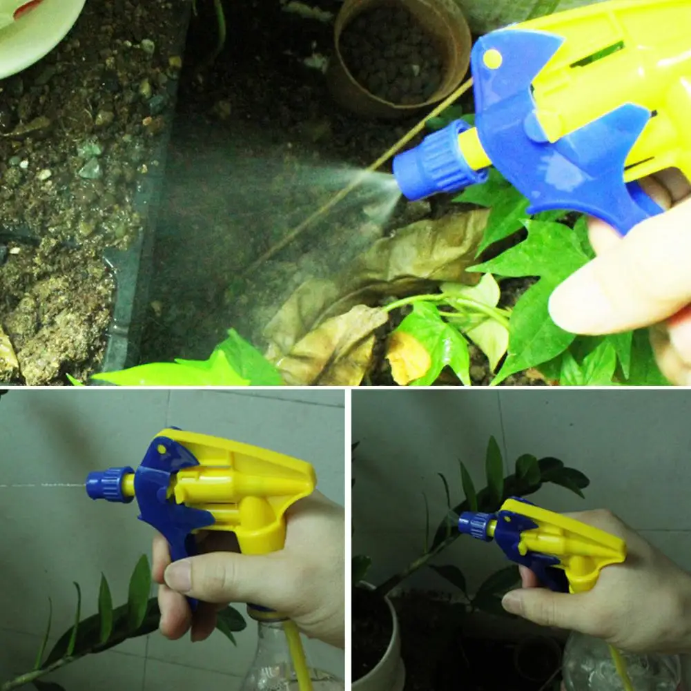 Hand Sprayer Plastic Trigger Sprayer with Straw Adjustable  Durable Useful Plants Flowers Sprinkler