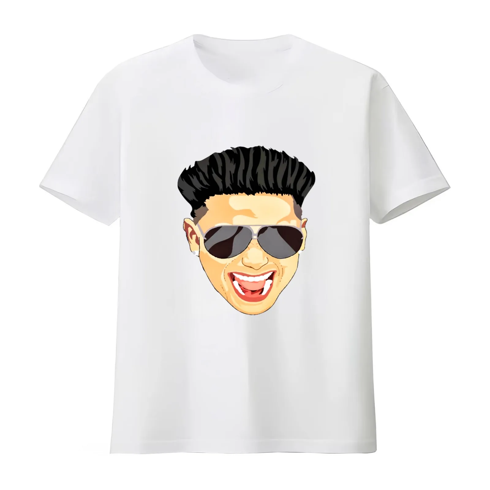 Palu ne Face ras seen on Jersey T-Shirt Summer Casual Cotton Tee Oversized Streetwear Tops Vintage Graphic Print 100% Cotton