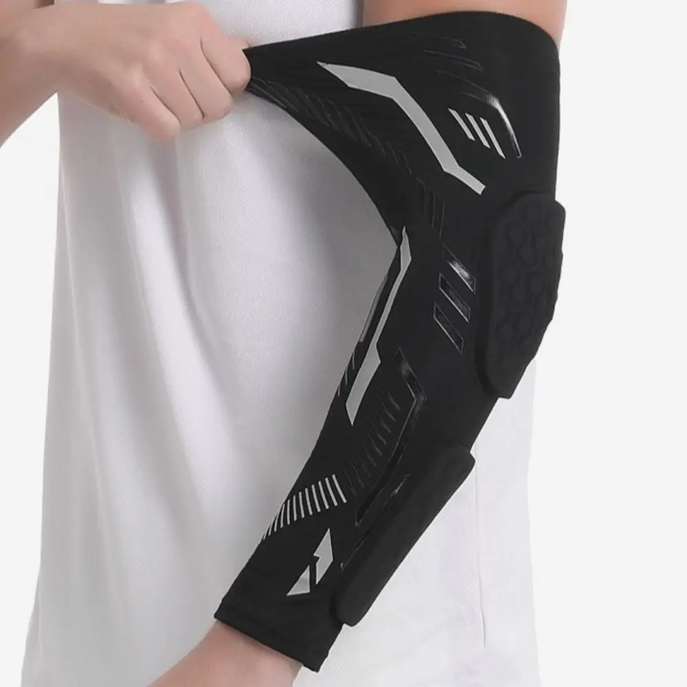 Separate Elbow Pads Long Honeycomb Arm Sleeve Protector Compression Support Dual Anti-Collision Elbow Brace Guard Riding