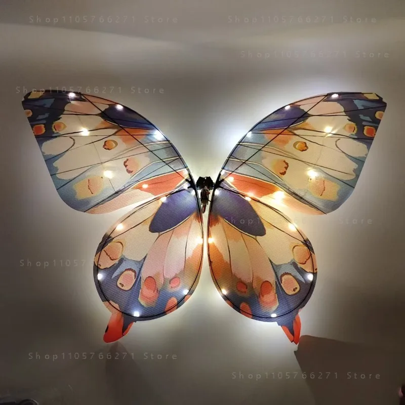 （The Light Strips Are All White）Remote Control Bionic Flapping Butterfly Drone