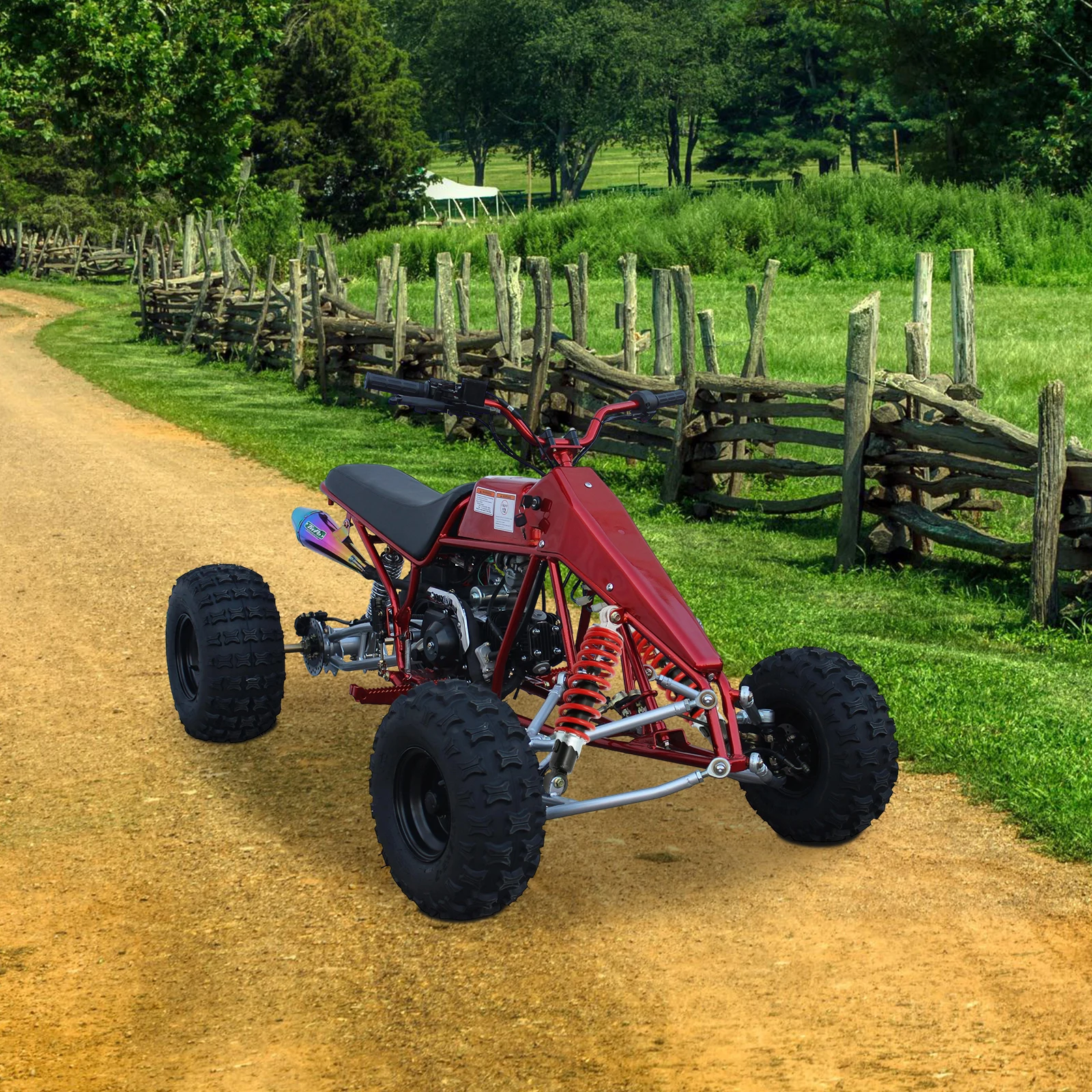 [Front Suspension Arm Kit] 220mm Front Suspension Arm Kit - Steel - For DIY ATV Quad Bike - Durable Stable