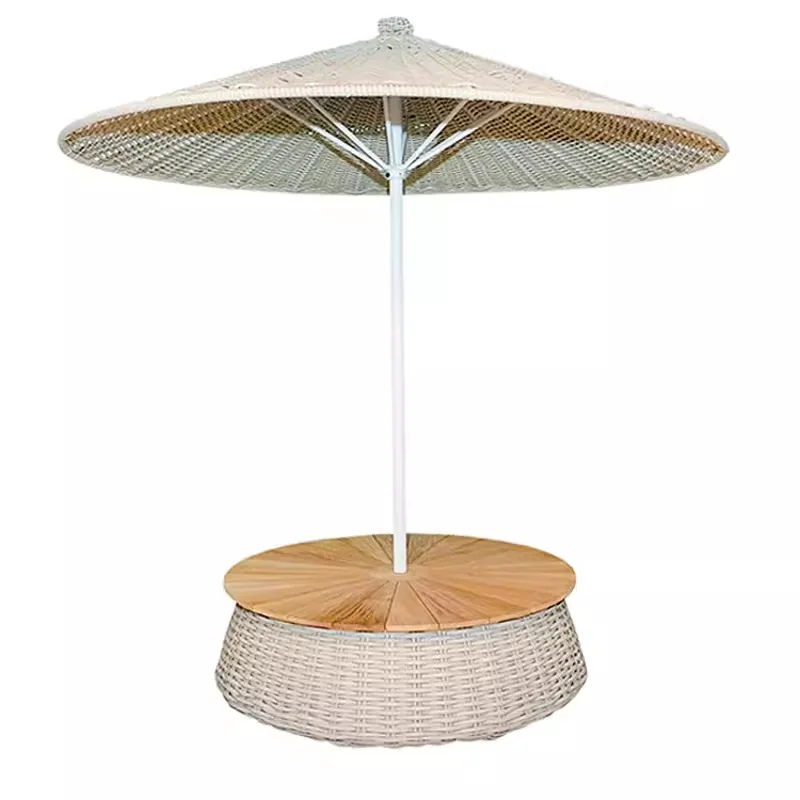 

Зонт от солнца для инфлюенсеров, рекламный зонт для уличных площадок, уличный зонт из ротанга для коттеджей, пляжный зонт для вилл на открытом воздухе