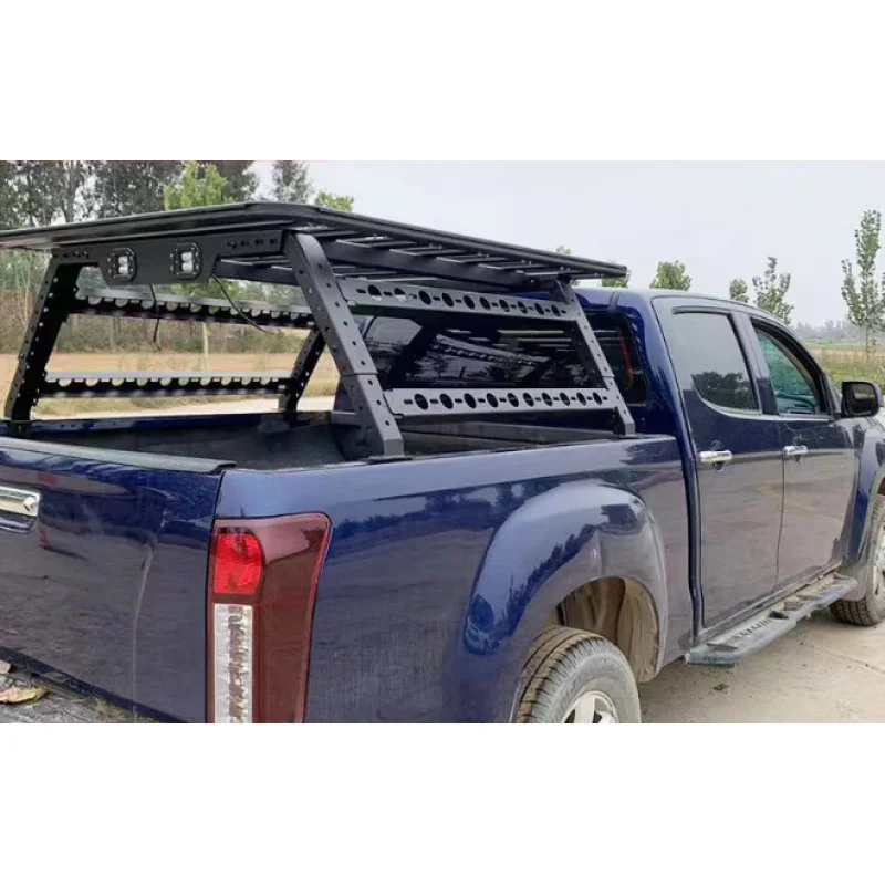 High Quality Universal Adjustable Steel Cargo Anti Rolling Tub Rack For 4x4 Pickup Truck