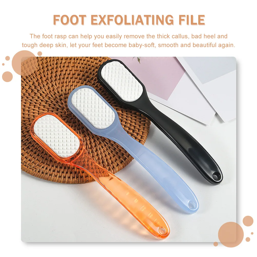 

3Pcs U-Shaped Foot Rasp Tool Professional Foot Dead Skin Remover Exfoliating Pedicure File Compact Design Easy One-Hand Use