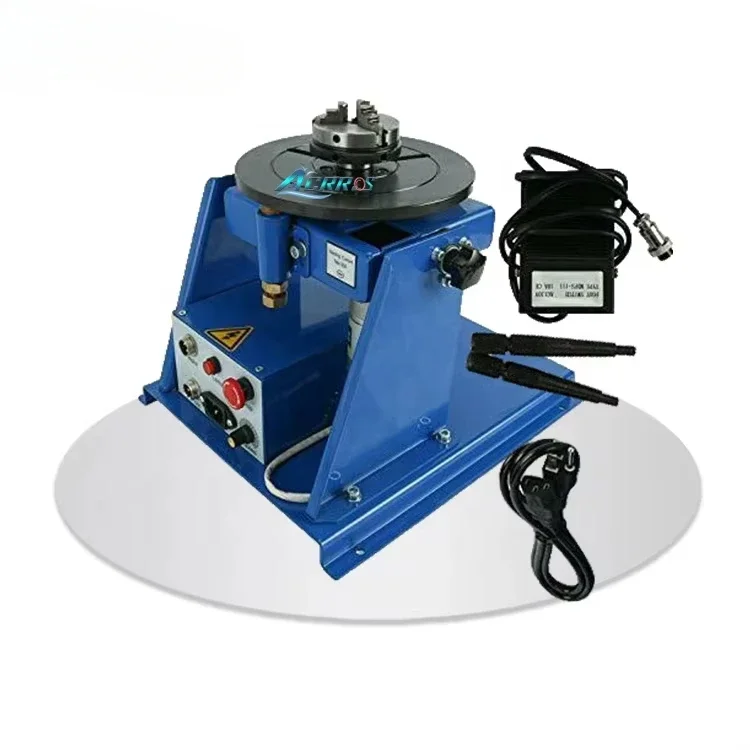 220V welding turntable 10kg Welding Positioner lathe Chuck 65mm