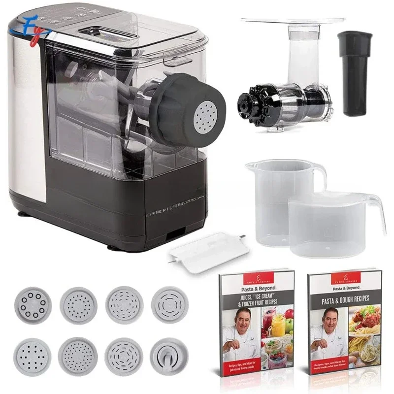 Plastic Mini Small Kitchen Electrical Fresh Macaroni Pasta Maker, Automatic Dough Roller Sheeter Machine