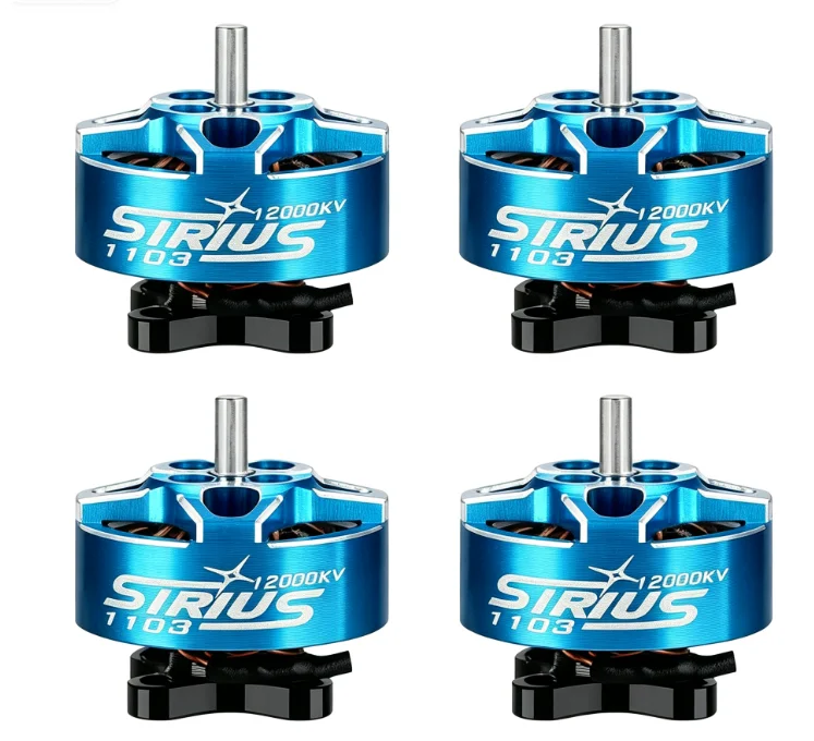 4PCS SIRIUS F1103 1103 8000KV 10000KV 11000KV 12000KV Brushless Motor 1.5-3 Inch FPV Drone 2-3S Micro Whoop Racing Quadcopter