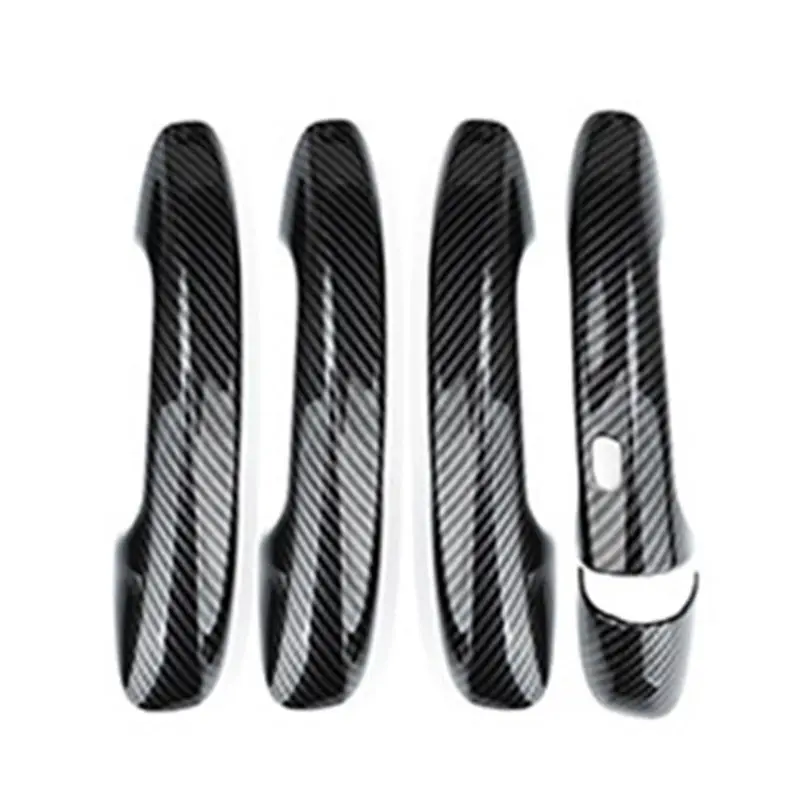 Highly Recommended 4Pcs Outer Door Handle Cover Trim Stickers For Mercedes Benz C E GLC GLB A B GLE GLS CLA GLA W213 W205 X253 2