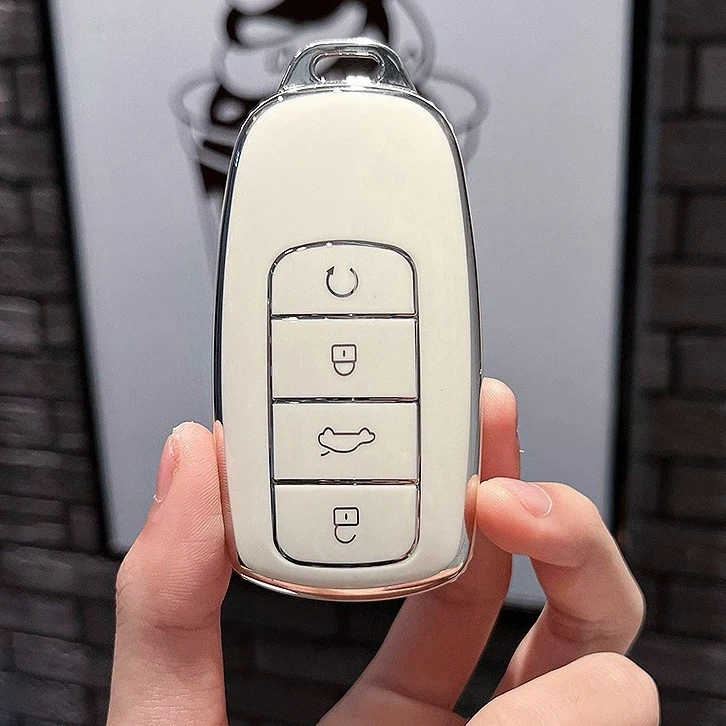 Fashion TPU Car Key Case Cover for Chery Tiggo 8 Pro Tiggo 8plus New 5 Plus 7pro Omoda 5 Car Key Protector Shell Fob Accessories view 3