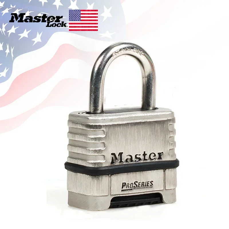 Master Lock 1174 stainless steel anti-theft waterproof password padlock home dormitory outdoor password lock