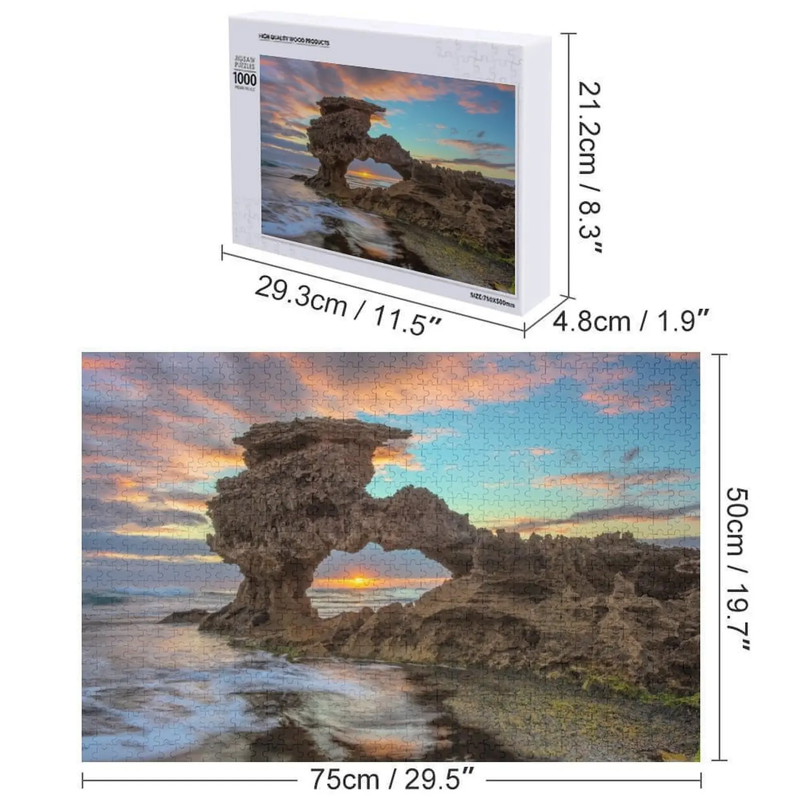 จิ๊กซอว์หน้าต่างแห่งโอกาส ของขวัญส่วนตัว ปริศนาไม้รูปสัตว์สำหรับคู่แต่งงาน