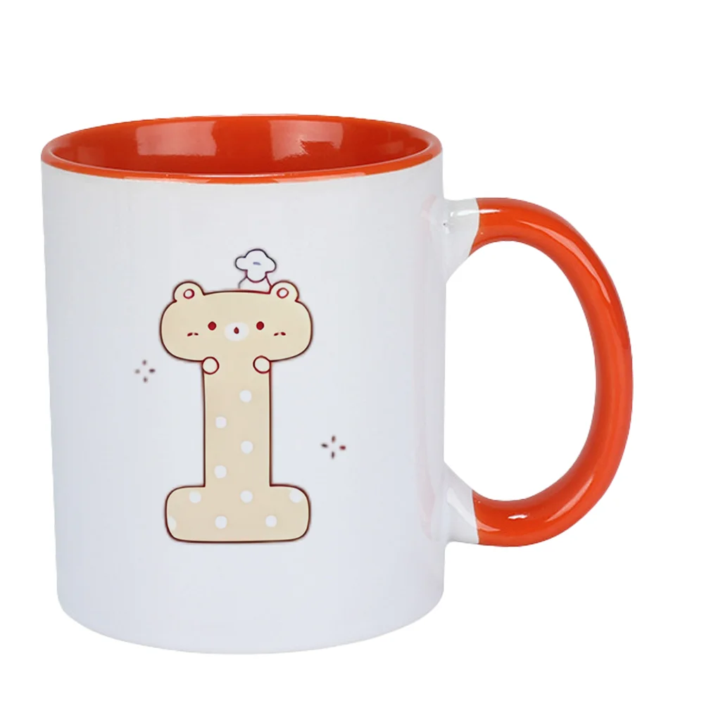 11oz Ceramic Coffee Mug with Cute Bear Chef Number 1 Print Tableware for Birthday Party Home Use Holiday Present Christmas Famil