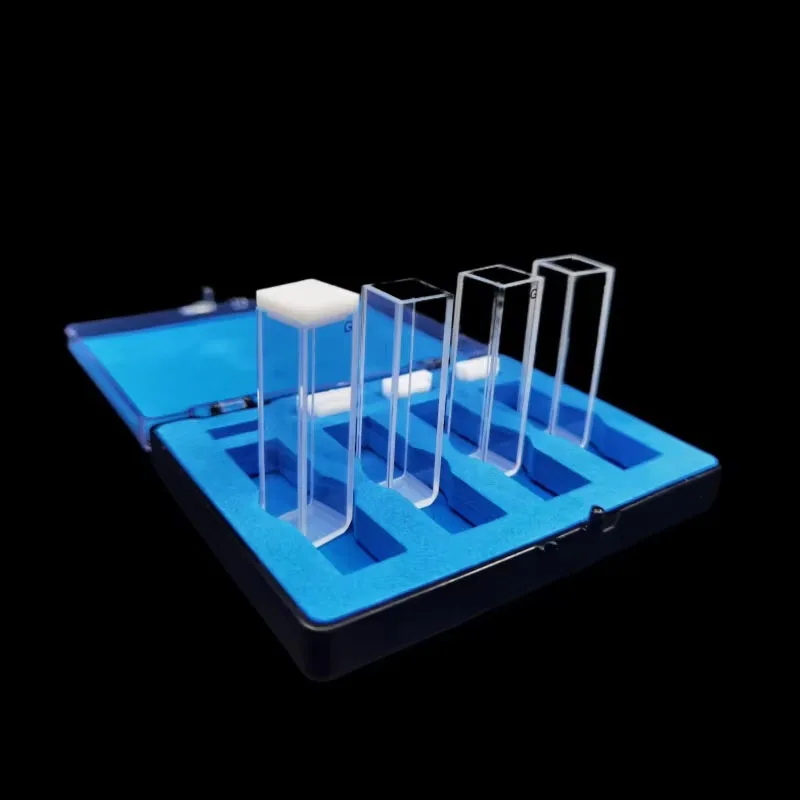 Malvern Cuvette Fluorescence Glass Cuvette 3.5ml Liquid Sample Absorption Cell Light Path 10mm Acid & Alkali Resistance