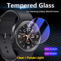 For Samsung Galaxy Watch8 Classic Watch7 Ultra 2025 47mm 46mm Clear / Anti Purple Light Tempered Glass Film Screen Protector