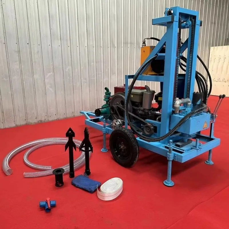 Compact Mini Drilling Rig Small Borehole Machine Lightweight For Home Garden Water Well