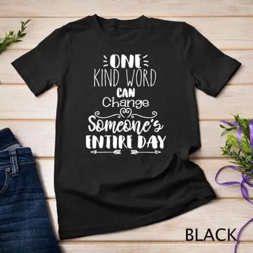 One Kind Word Cute Kindness Day, Anti-Bullying & Unity Day Unisex T-shirt