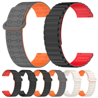 22mm Silicone Strap For TicWatch Pro 3 Ultra GPS/LTE Watch Band Ticwatch GTX S2 E2 GTW 2021 Magnetic Sport Bracelet Watchband