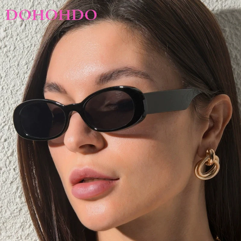 

Classic Small Oval Frame Women's Sunglasses Vintage Luxury Brand Sun Glasses Mens Summer Traveling Driving Shades UV400 Lentes