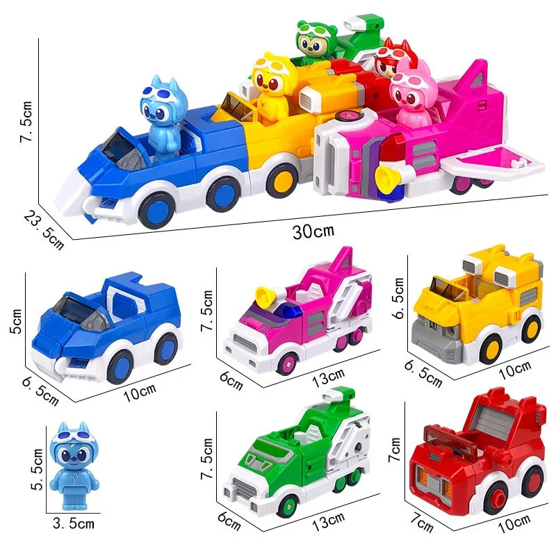 Super Dino Poder Mini Força Transformação Brinquedos Do Carro, Figuras De Ação, Deformação X, Brinquedo Dirigido, 5 em 1