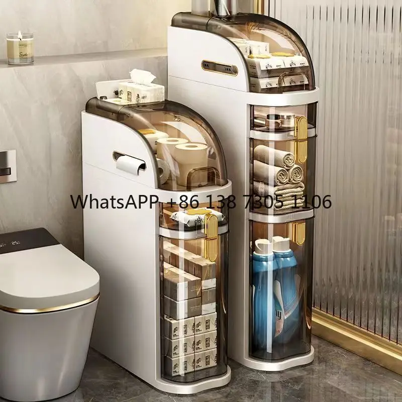 

Bathroom, toilet, crevice storage cabinet, storage rack, plastic waterproof shelf, sundry rack, narrow floor cabinet