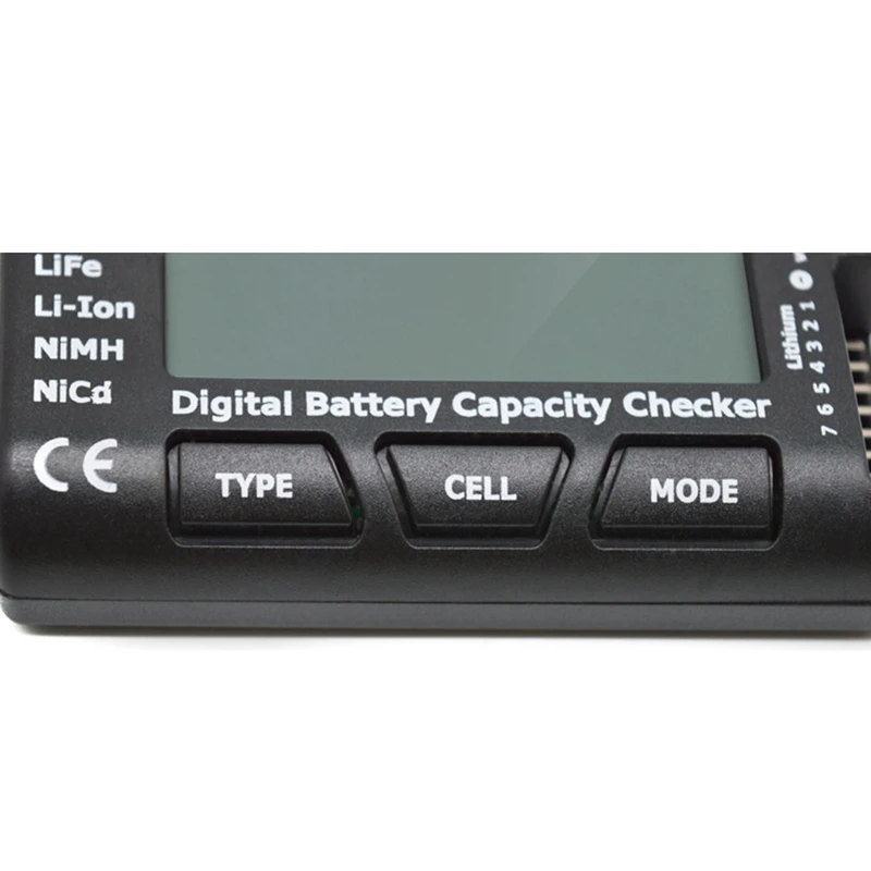 Cellmeter-7 Digital Battery Capacity Checker, RC Cellmeter 7 For Lipo Life Li-Ion Nimh Nicd