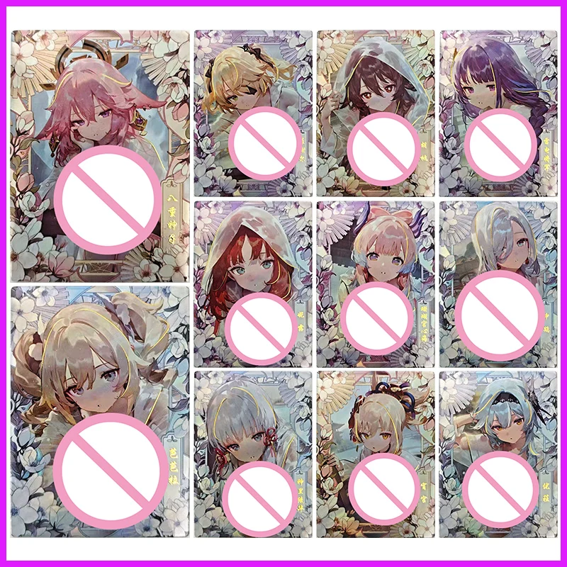 

История аниме «Богиня», редкая коллекционная карта SP Eula Yoimiya Kamisato Ayaka Raiden Shogun Hu Tao Yae Miko, игрушка для мальчика, подарок на день рождения