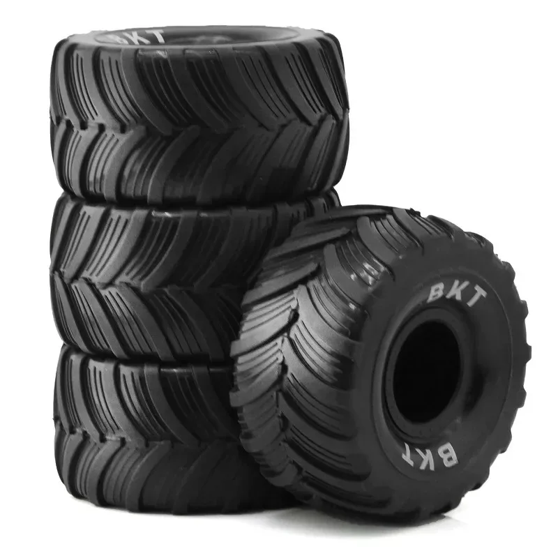 4 szt. opon 100 mm 1/16 do Monster Truck Buggy z felgami i mocowaniem 12 mm Hex do tuningu samochodów RC 1/18 Losi Mini LMT